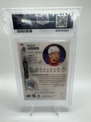 Alexis Lafreniere Future Watch Auto 964/999 PSA 9 back