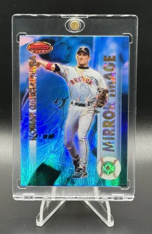 1999 Bowmans Best Nomar Garciaparra Mirror Image Atomic Refractor front