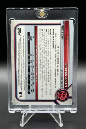 2022 Bowman Chrome 1st Brayan Bello Purple Refractor /250 back