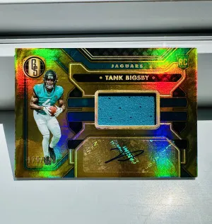 2023 Panini Gold Standard Tank Bigsby RPA Rookie Patch Auto /199 Jaguars front