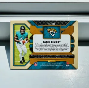 2023 Panini Gold Standard Tank Bigsby RPA Rookie Patch Auto /199 Jaguars back