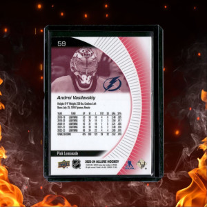 2023-24 Upper Deck Allure Andrei Vasilevskiy Pink Lemonade #59 back
