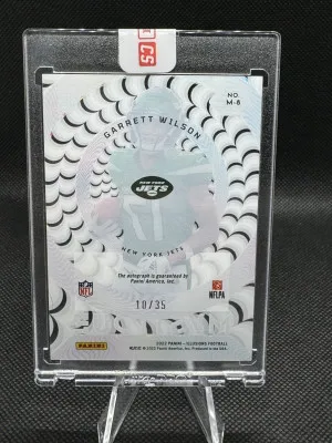 2022 Panini Illusions Garrett Wilson #M-8 Rookie Mystique Autograph #/35 back