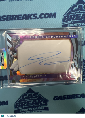2023 Illusions Jordan Addison #RE-JAN Auto Minnesota Vikings front