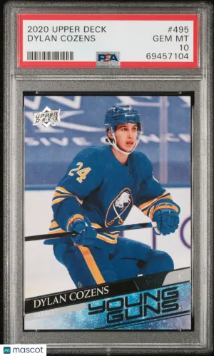 2020 Upper Deck Dylan Cozens #495 PSA 10 front