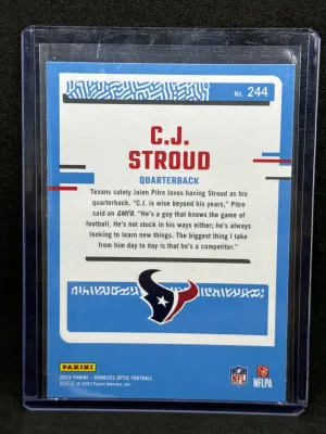 2023 Donruss Optic C.J. Stroud back