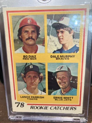 Lance Parrish and Dale Murphy 1978 Topps Rookie front