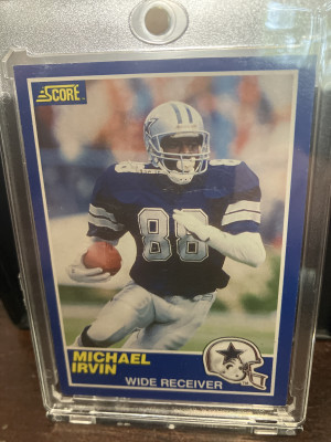 Michael Irvin 1989 Score Rookie front