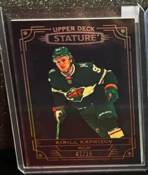 Kirill Kaprizov Black Statire /15 front