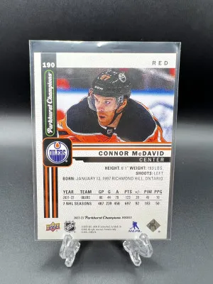 Connor McDavid Parkhurst
Champions Veteran Red 50/51 back