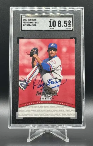 1997 Donruss Signature Series Red Pedro Martinez front