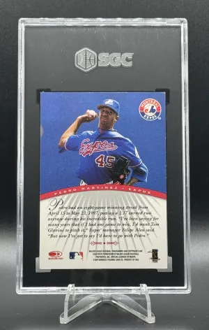 1997 Donruss Signature Series Red Pedro Martinez back