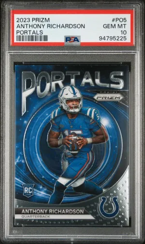 2023 Panini Prizm Portals Anthony Richardson front