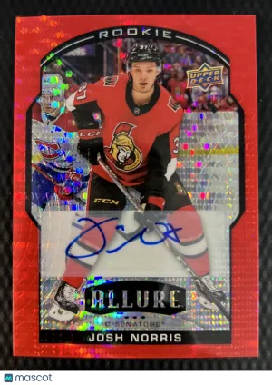 2021-22 Upper Deck Allure Josh Norris /299 front