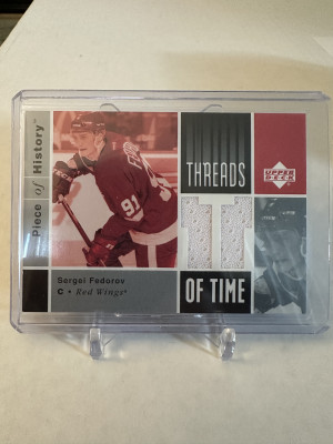 Sergei Federov Threads of Time Piece of History Patch front