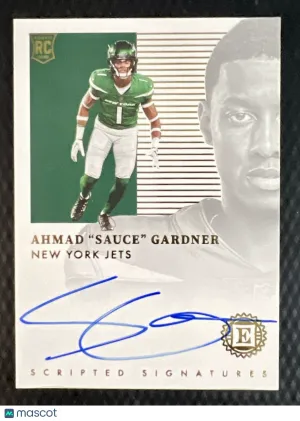 2022 Panini Ahmad Sauce Gardner Autograph front