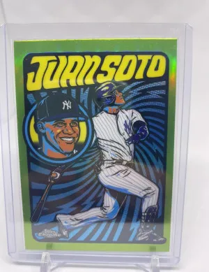 2024 Topps Chrome Series 2 JUAN SOTO Ultraviolet All-Star Green Case Hit (C596) front