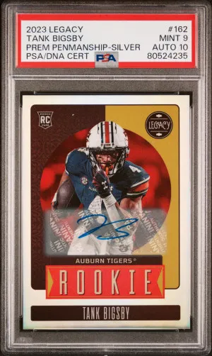 2023 Panini Legacy Tank Bigsby Prem Penmanship-Silver front