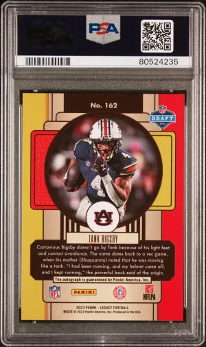 2023 Panini Legacy Tank Bigsby Prem Penmanship-Silver back