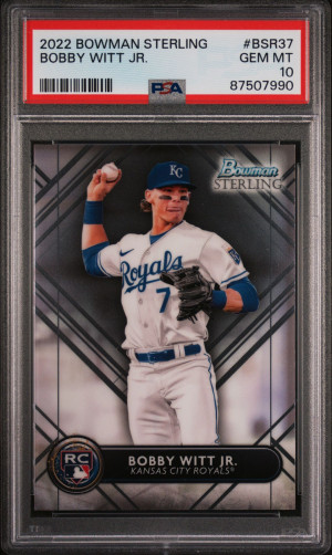 RC Bobby Witt Jr 2022 Bowman Sterling #BSR-37 front