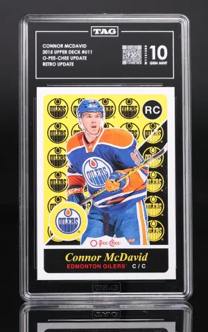 Connor Mcdavid 2015 Upper Deck O-Pee-Chee Update #U11 Retro Update front