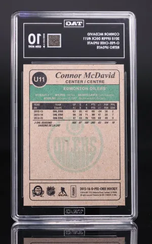 Connor Mcdavid 2015 Upper Deck O-Pee-Chee Update #U11 Retro Update back