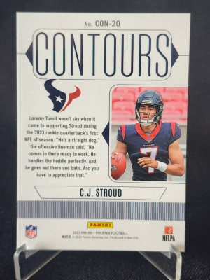 2023 Phoenix CJ Stroud #CON-20 Contours Rookie back
