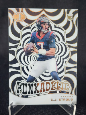 2023 Panini Illusions Funkadelic RC #14 C.J. Stroud front