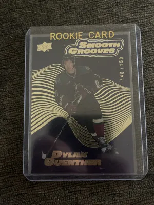2022-23 Upper Deck Extended Smooth Grooves Sapphire Dylan Guenther front
