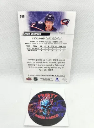 2022-23 Upper Deck Young Guns Kent Johnson back