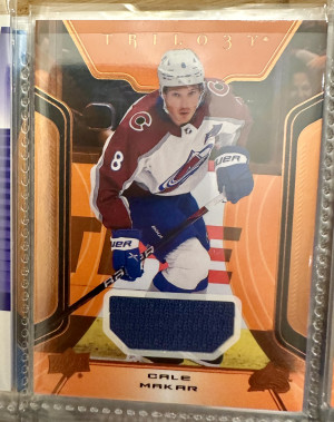 Cale Makar Trilogy Jersey Patch front