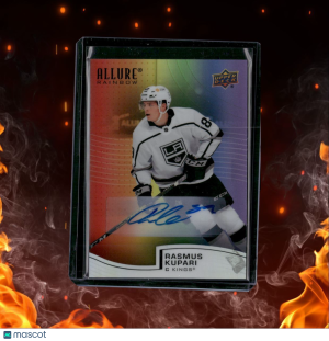 2021-22 Upper Deck Allure Rasmus Kupari Rainbow Full Autographs Auto #R-20 front