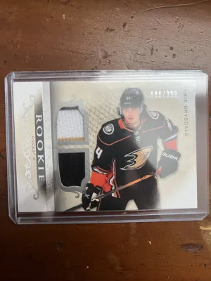 21-22 Artifacts Jamie Drysdale Rookie dual relic /399 front