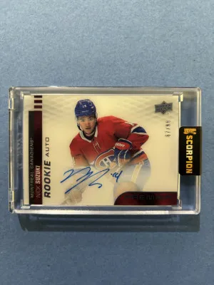 2019-20 Nick Suzuki Premier Rookie Auto front
