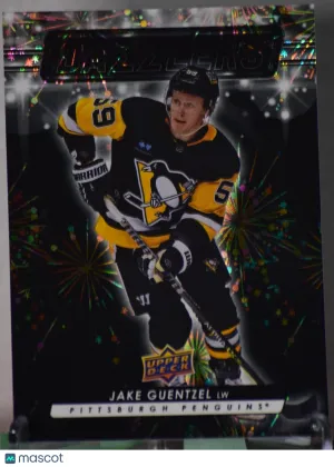 2023-24 Upper Deck Dazzlers Black Jake Guentzel Pittsburgh Penguins #DZ-8 front