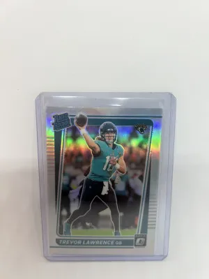2021 Optic Trevor Lawrence Holo Rated Rookie front