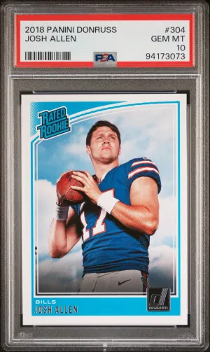 2018 Panini Donruss Josh Allen front