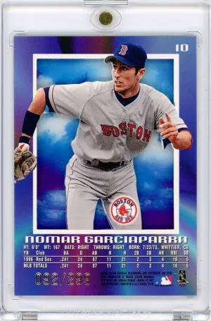Nomar Garciaparra 1997 Skybox E-X2000 #10 Essential Credentials /299 Red Sox back