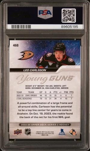 2023 Upper Deck Leo Carlsson back