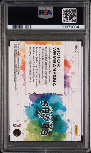 2023 Panini Court Kings Self Expression Victor Wembanyama back