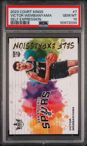2023 Panini Court Kings Self Expression Victor Wembanyama front