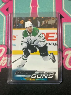 2022-24 Upper Deck #459 Wyatt Johnston Young Guns Rookie Card RC STARS front