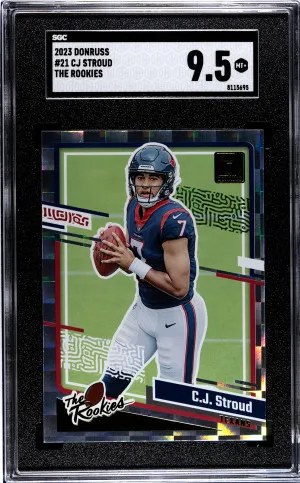 2023 Donruss #21 CJ Stroud The Rookies SGC 9.5 front