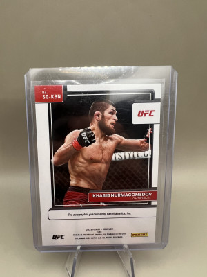 khabib Nurmagomedov Auto signature Series back