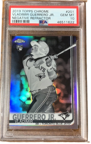 2019 Topps Chrome Vladimir Guerrero JR. #201 PSA 10 front