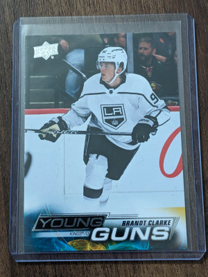 Brandt Clarke young guns 2022-23 rookie front