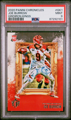2020 Panini Chronicles Gridiron Kings Joe Burrow Gridiron Kings front