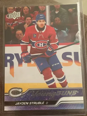 2023-24 Upper Deck Young Guns Jayden Struble RC Montreal Canadiens #725 front