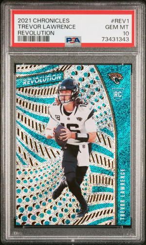 2021 Panini Chronicles Revolution Trevor Lawrence Revolution-Rapture front