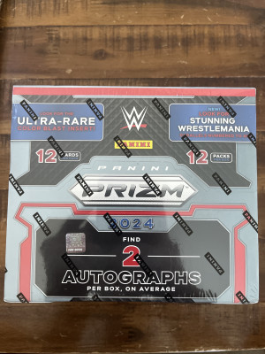 2024 Prizm WWE hobby box front